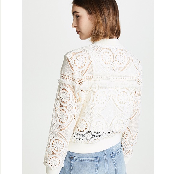 NWT • Jack by BB Dakota Emily lace bomber jacket - Picture 5 of 8